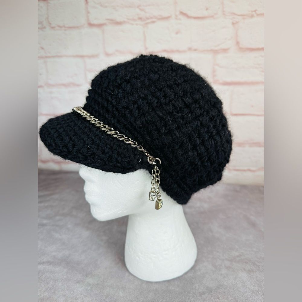Patricia Pepe New Lana Wool Newsboy Hat Cap